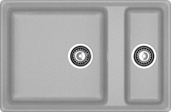 GRANFEST Мойка LEVEL 760K 1,5-чаши 760*500 серый арт.GF- — фото 2, Кухонные мойки