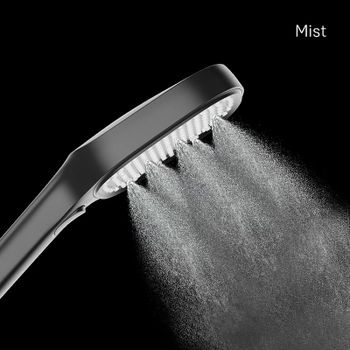 Ручной душ Milardo Ideal Spa 3F ILS3FB0M18 Черный матовый — фото 2, Лейки для душа