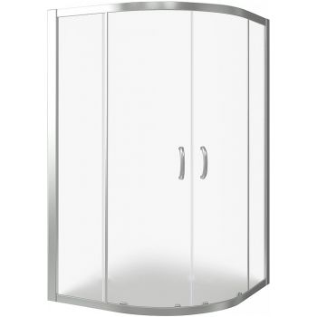 Душевой уголок Good Door Infinity R-120-G-CH 120x80 профиль Хром стекло Грейп — фото 1, Асимметричные душевые уголки
