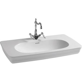 Раковина Artceram Civitas 90 CIL002 01 00 Белая — фото 1, Раковины подвесные