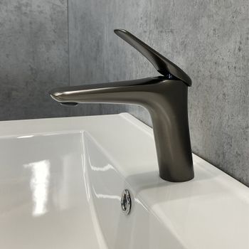 Смеситель для раковины Comforty FC074A-CGT 00-00004530 Графит — фото 8, Смесители для раковины