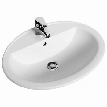 Раковина Roca Adora 55 327203000 Белая — фото 1, Раковины встраиваемые сверху