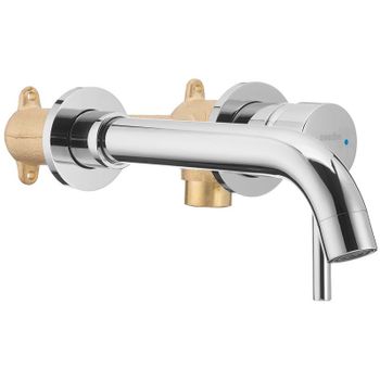 Смеситель для раковины Swedbe Platta 5502 Хром — фото 2, Смесители для раковины