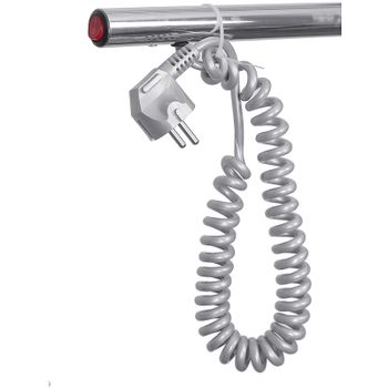 Электрический полотенцесушитель Domoterm E-образный DMT 103-25 50x81 EK L Хром — фото 3, Электрические полотенцесушители