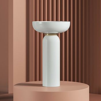 Раковина-чаша Artceram Jolie 50 JOL001 05 00 Белая матовая — фото 4, Раковины накладные