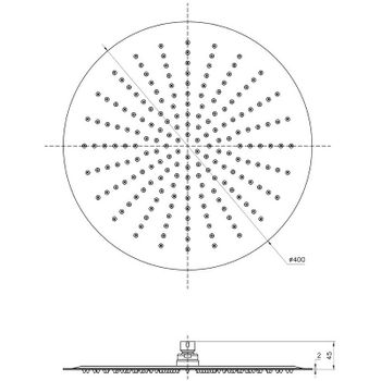 Верхний душ Lemark LM9483S Полированная сталь — фото 4, Верхние души