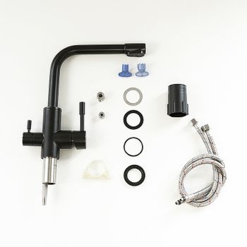 Смеситель для кухни Lemark Expert LM5061BL Черный матовый — фото 4, Смесители для кухни