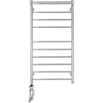 Электрический полотенцесушитель Domoterm Медея сп2 П10 500x1000 EL с двумя полками Хром — фото 1, Электрические полотенцесушители