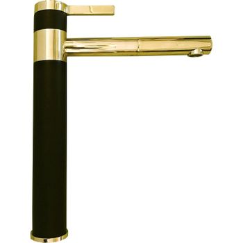 Смеситель для кухни Alveus Zina Monarch Gold 1136509 Черный Золото — фото 1, Смесители для кухни