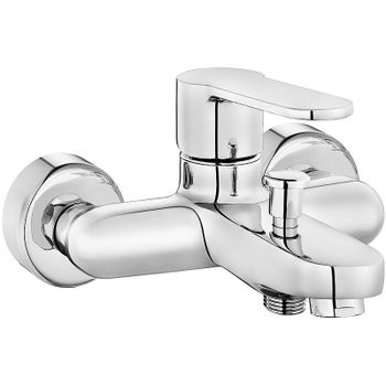 Смеситель для ванны E.C.A. Nita 102102475EX Хром — фото 1, Смеситель для ванны