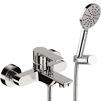 Смеситель для ванны Remer Energy EY02 Хром — фото 1, Смеситель для ванны