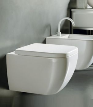 Унитаз Hatria Bianca Y3AK01 подвесной без сиденья — фото 5, Подвесные унитазы