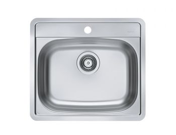 Мойка для кухни LINE MAXIM 90-SAT 795X505 2Xс сифоном 1127257 (FS,коробка), — фото 1, Кухонные мойки