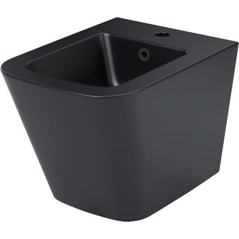 Биде Iddis Bild BILRB02i82 подвесное Черное матовое — фото 1, Биде подвесные