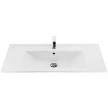 Раковина Creavit Su 100 SU100-00CB00E-0000 Белая — фото 1, Раковины подвесные