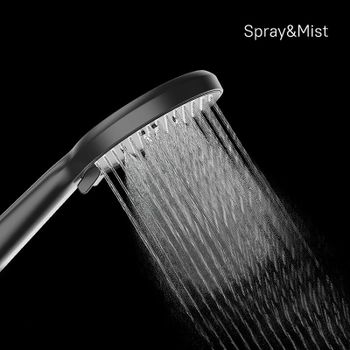 Ручной душ Milardo Ideal Spa 3F ILS3FBRM18 Черный матовый — фото 7, Лейки для душа