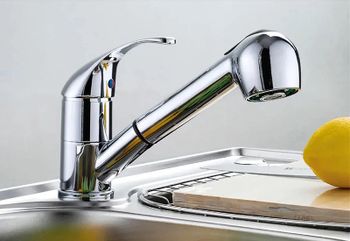 Смеситель для кухни Haiba HB6003 Хром — фото 2, Смесители для кухни