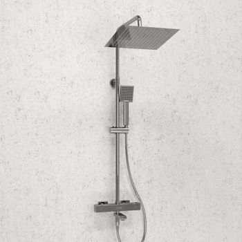 A199.118.141.010.CH Thermo Душевой комплект с термостатическим смесителем — фото 1, Душевые стойки