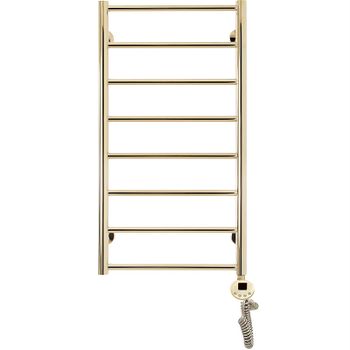 Электрический полотенцесушитель Domoterm Медея П8 400x800 ER Золото — фото 1, Электрические полотенцесушители