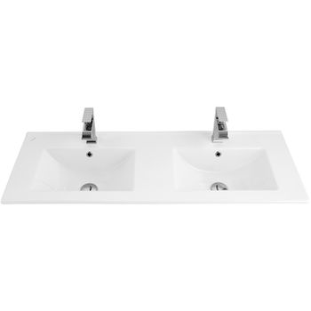 Раковина Creavit Su 121 SU121-00CB00E-0000 двойная Белая — фото 1, Раковины подвесные