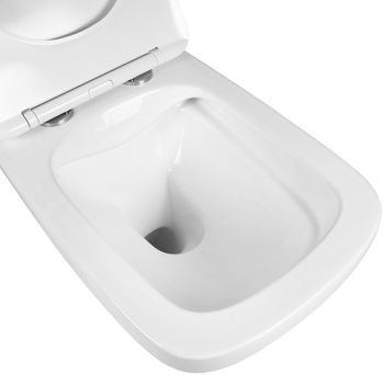 Унитаз Bond Cube F11-10 подвесной Белый с сиденьем Микролифт — фото 9, Подвесные унитазы