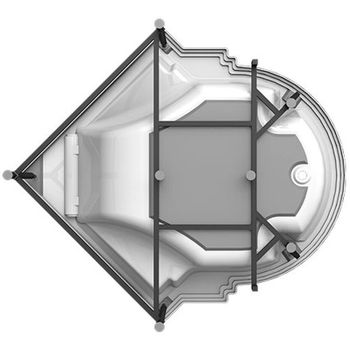 Акриловая ванна Radomir Fra Grande Монте-Карло 149x149 4-01-0-0-1-401 без гидромассажа — фото 7, Акриловые ванны