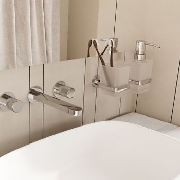 Mosel K-46628 Подстаканник одинарный — фото 2, Аксессуары для раковины