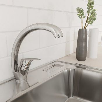 Смеситель для кухни Milardo Meal M05SB0JM05 Хром — фото 2, Смесители для кухни