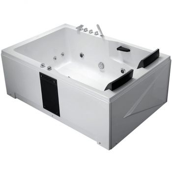 Акриловая ванна Gemy G9061BL 182х122 с гидромассажем — фото 1, Акриловые ванны