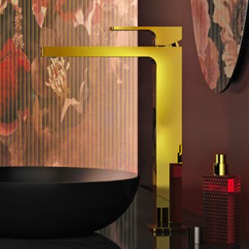 Смеситель для раковины Remer Absolute AU11LDO Золото — фото 3, Смесители для раковины