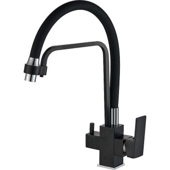 Смеситель для кухни Haiba HB76857 Черный — фото 1, Смесители для кухни