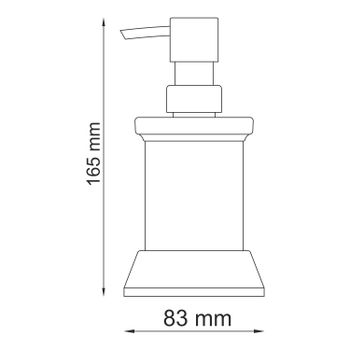 Isar K-2399 Дозатор для жидкого мыла — фото 4, Дозаторы