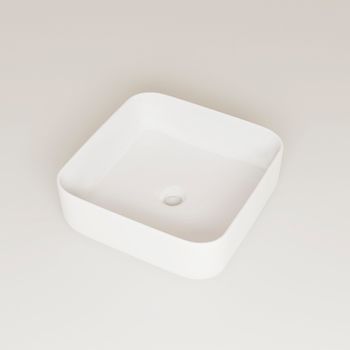 Раковина-чаша Iddis Bridge 39 BRIWM04i27 Белая матовая — фото 2, Раковины накладные