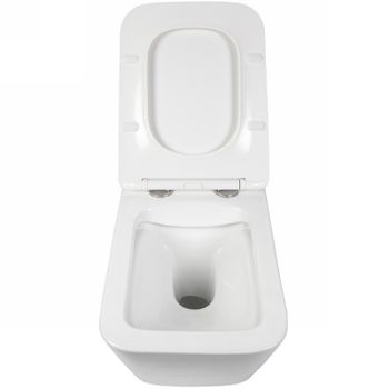 Унитаз Bond F04-10 подвесной Белый с сиденьем Микролифт — фото 3, Подвесные унитазы