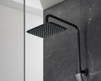 Душевая система Lemark Tropic LM7002BL Черный — фото 5, Душевые стойки