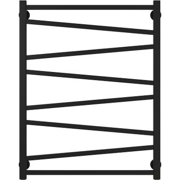 Водяной полотенцесушитель Сунержа Сирокко 800x600 31-0253-8060 Черный матовый — фото 1, Водяные полотенцесушители