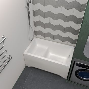 Акриловая ванна Radomir Vannesa Джоанна 120x70 2-01-0-0-1-253Р без гидромассажа — фото 12, Акриловые ванны