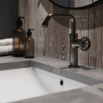 Смеситель для раковины Iddis Grange GRAGMR0i01 Графит матовый — фото 8, Смесители для раковины