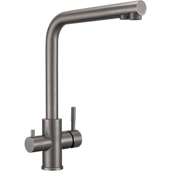 Смеситель для кухни Milacio Ultra MCU.553.GM Вороненая сталь — фото 1, Смесители для кухни