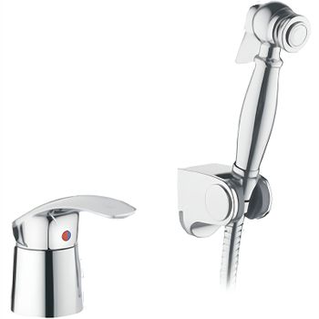 Гигиенический душ со смесителем Haiba HB1221-2 Хром — фото 1, Гигиенические души