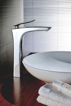 Смеситель для раковины Rose R27 R2711 Хром — фото 3, Смесители для раковины