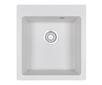Granula-4651, АРКТИК (БЕЛЫЙ), кухонная мойка, кварц — фото 1, Кухонные мойки