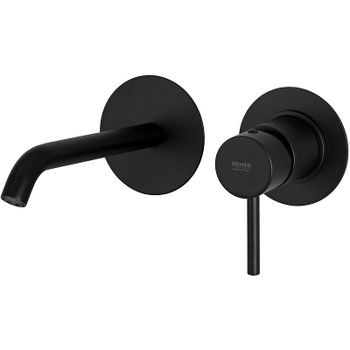 Смеситель для раковины Remer X-Style X15CNO Черный матовый — фото 1, Смесители для раковины