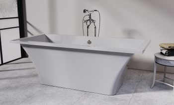 Ванна из искусственного камня Astra Form Лотус 185х85 01010036 без гидромассажа — фото 4, Ванны из искусственного камня