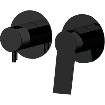 Смеситель для душа Remer Slash SL92ZPNO Черный матовый — фото 1, Смеситель для душа