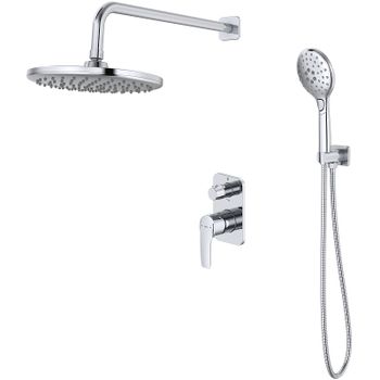 Душевая система Iddis Ray RAYSB02i67 Хром — фото 1, Встраиваемые душевые комплекты