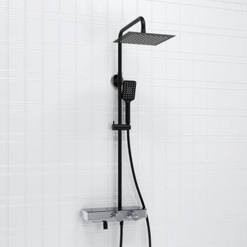 A114.255.130.CB Thermo Душевой комплект с термостатическим смесителем — фото 2, Душевые стойки