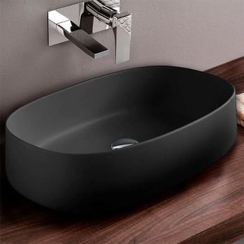 Раковина-чаша Artceram Cognac 55 COL003 17 00 Черная матовая — фото 3, Раковины накладные