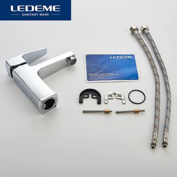 Смеситель для раковины Ledeme H30 1030L Хром — фото 7, Смесители для раковины