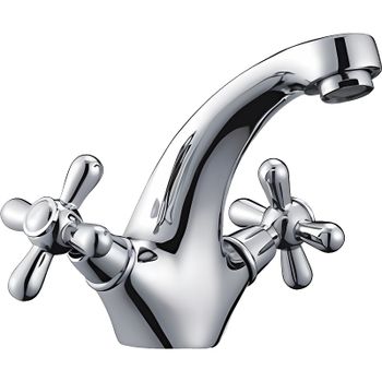 Смеситель для раковины Haiba HB1025 Хром — фото 1, Смесители для раковины